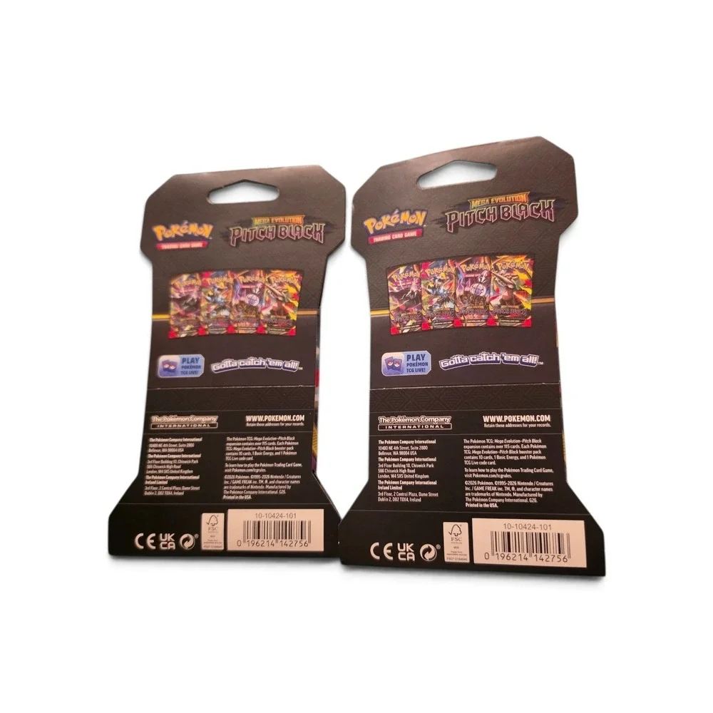 Pokemon TCG Mega Evolution Pitch Black Single Pack Blister Factory Sealed 1...